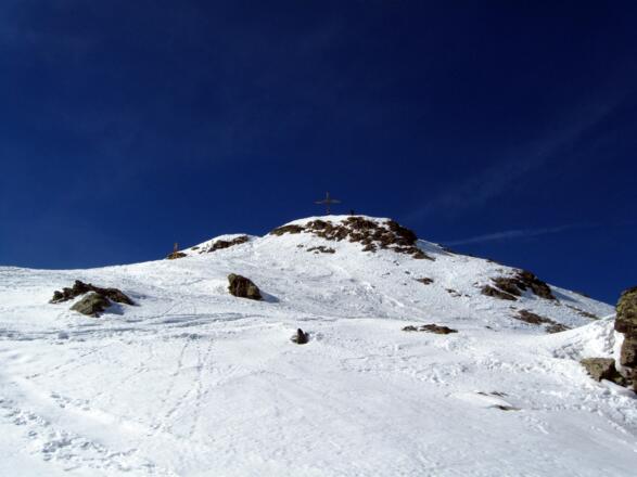 Der Gipfel ist fast erreicht.