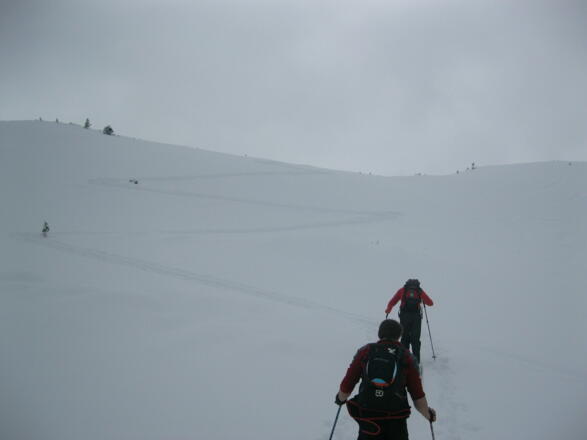 Teilweise steiler...