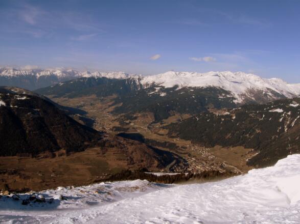 Wunderschöner Ausblick ins Wipptal und hinaus Richtung Inntal.