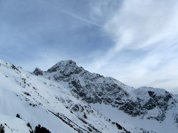 Interessante Perspektive auf den Acherkogel.