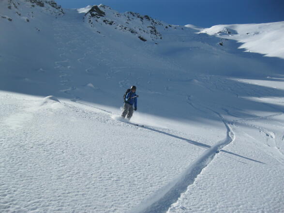 Ausfahrt aus der Rinne