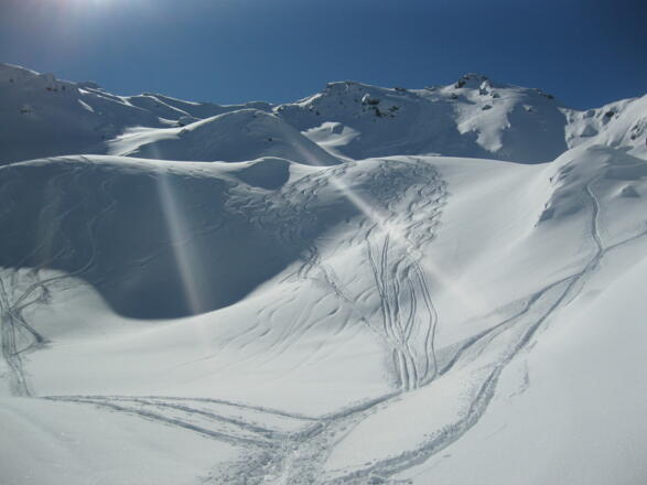 Traumhafte Hänge in den Frommgrund