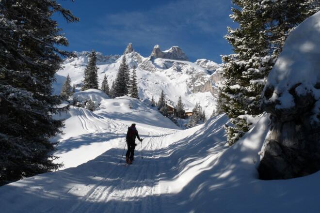 Nach gut 2 Stunden ist die schön gelegene Lindauer Hütte erreicht.