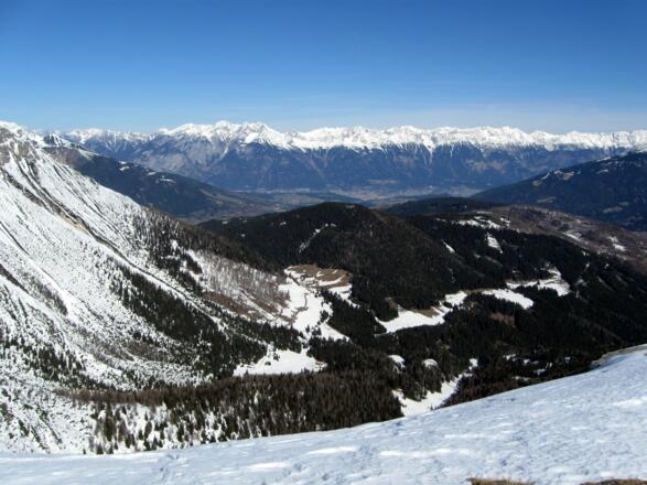 Blick nach Norden bis ins Inntal.