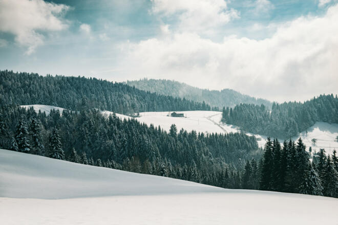 Winterlandschaft Sulzberg