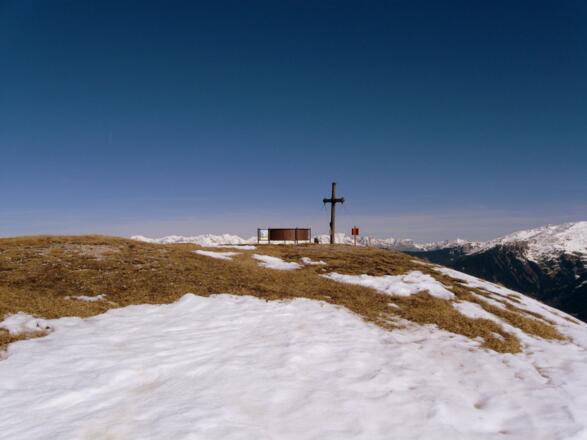 Am Gipfel des Blaser.