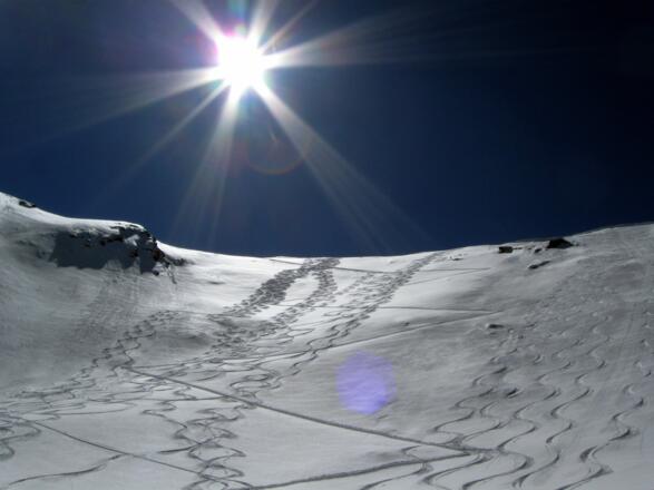 Ein wahrer Abfahrtsgenuss. 