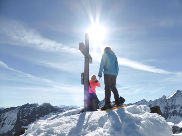 Gipfelkreuz auf dem Samerschlag.