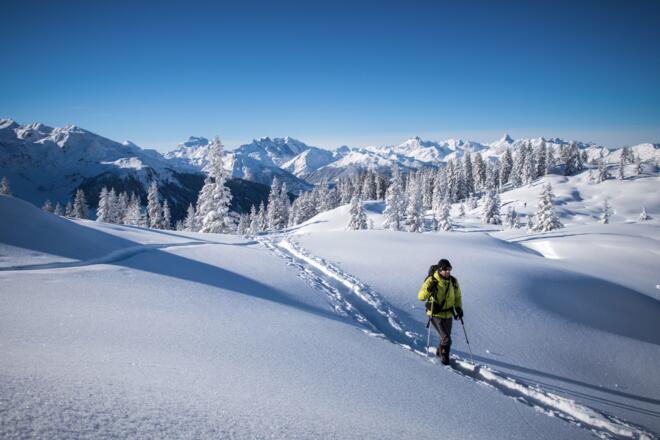 Skitour zum Gipfel Muttjöchle