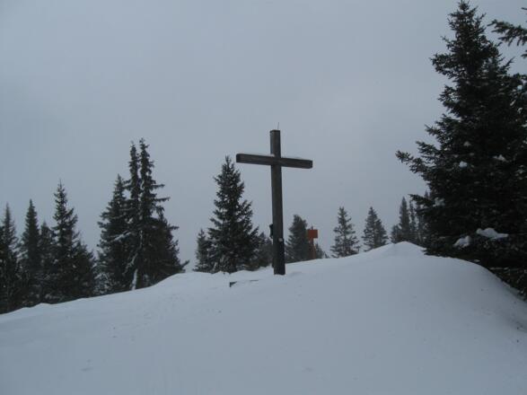 Das &quot;Gipfel&quot;kreuz am Waldraster / Gleinser Jöchl.