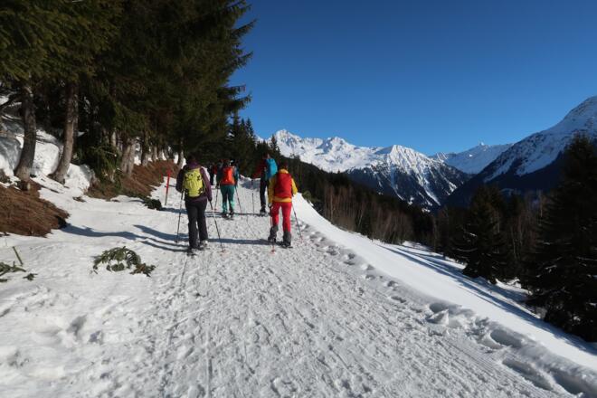 Die letzten Meter hinauf zum Panoramagasthof Kristberg