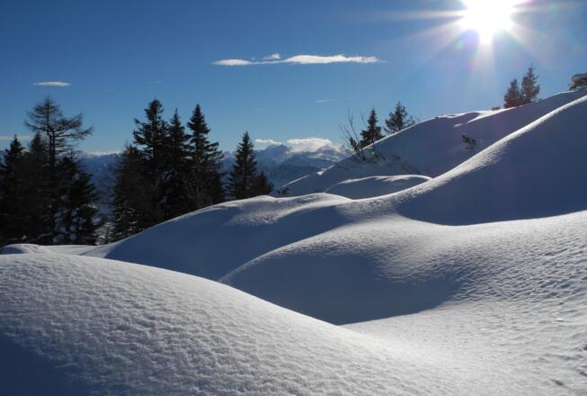 Wer noch genug Kondition hat, kann das letzte Stück auch über den Feuerkogel zur Katrinalmhütte aufsteigen.