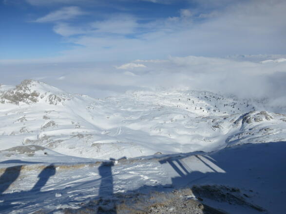 Abstiegspunkt zur Simonyhütte 
