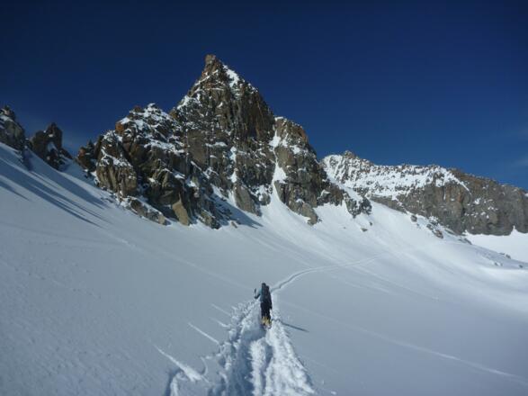 Lisenser Fernerkogel - Blick Richtung Gipfel