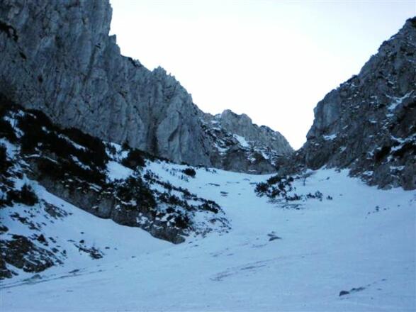 Danach erreichen wir den unteren, flacheren Teil der Egersgrinn 