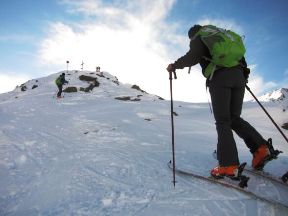 Die letzten Meter zur Seblasspitze.