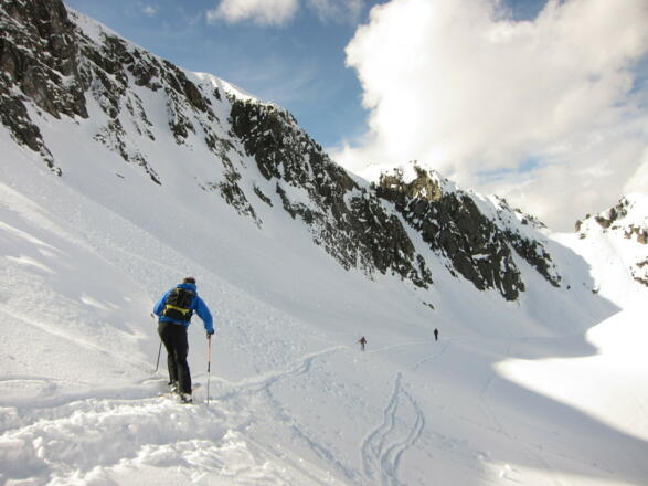 Querfahrt Richtung Schafzoll in die &quot;Vordere Karle&quot;.