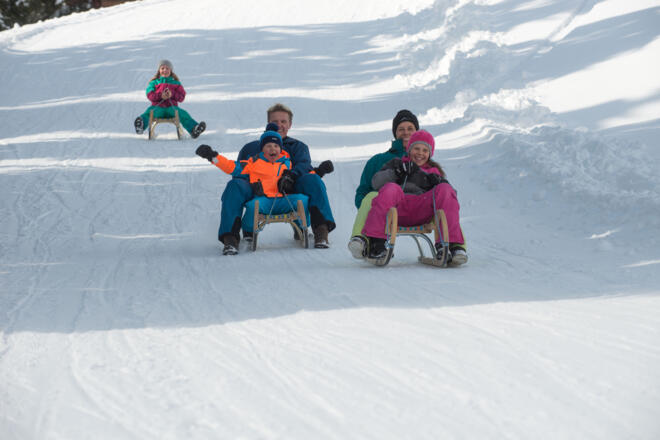 Rodeln in Damüls