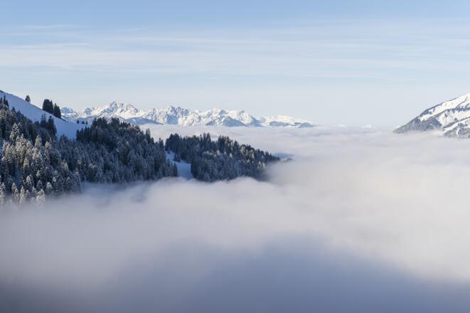 Blick auf das Nebelmeer