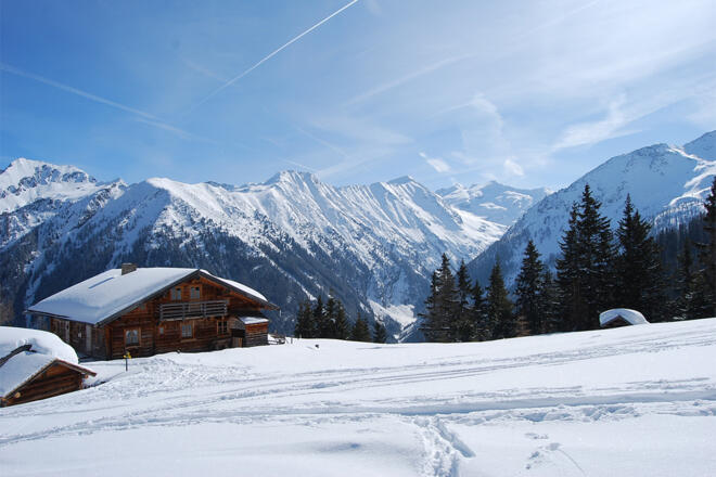 Modereggalm im Winter