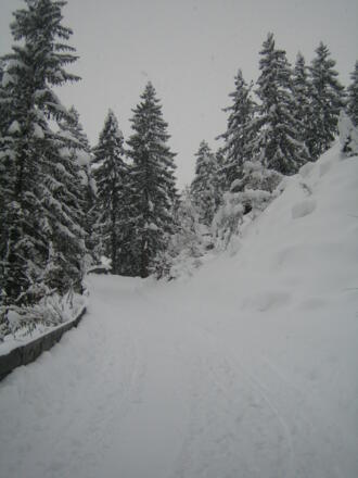 Vorfreude auf die Abfahrt