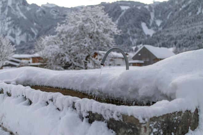 Winterlandschaft in Mellau