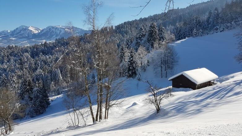 Winterwanderweg Richtung Kaltenrbunnen