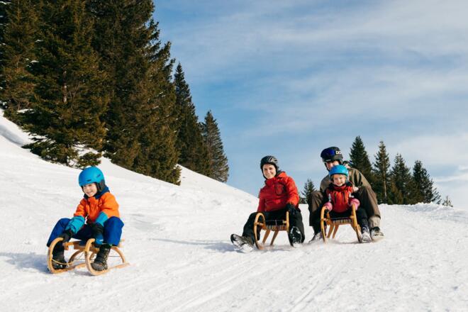 Rodeln im Bregenzerwald