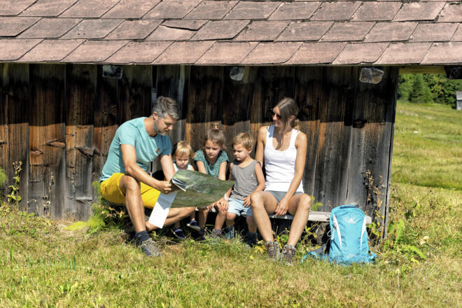 Familienwanderung am Bödele