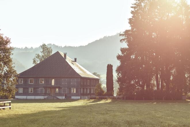 Ein Wälderhaus in Andelsbuch