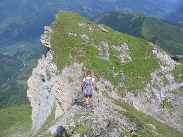 gesicherte Gratzackenumgehung