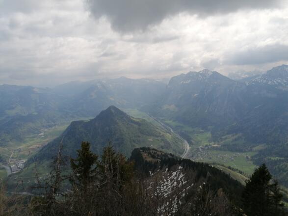 Ausblick von der Hangspitze