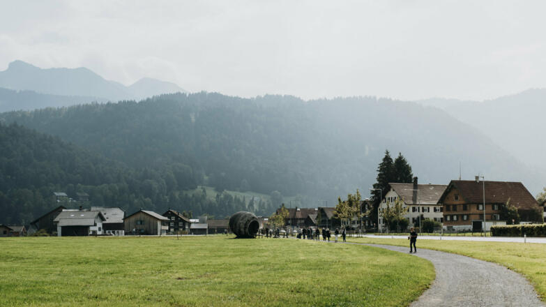 Radweg in Andelsbuch