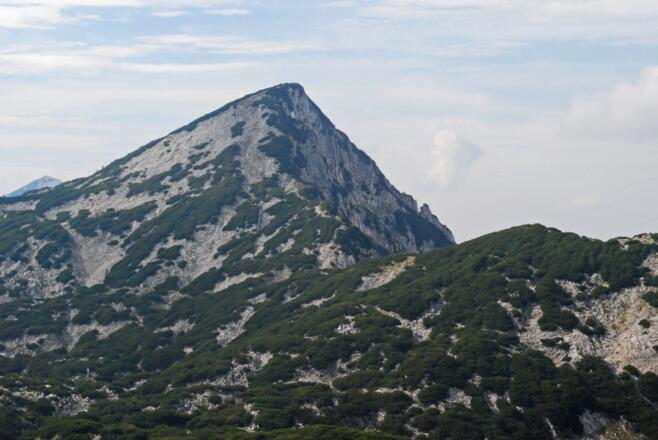 Die Ostseite des Rohrauer Größtenbergs über dem Rottalsattel