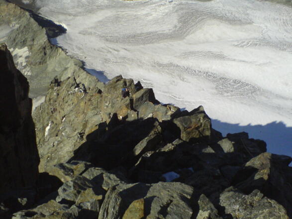 Im oberen Teil der Route.