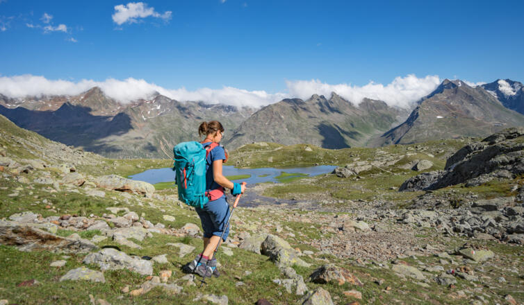 Die herrliche Seenplatte oberhalb von Obergurgl