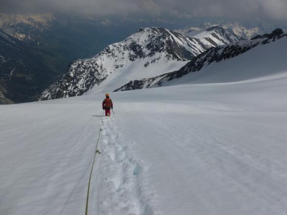 Abstieg über Hoffmannkees