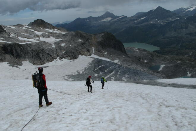 Abstieg in Richtung Rudolfhütte