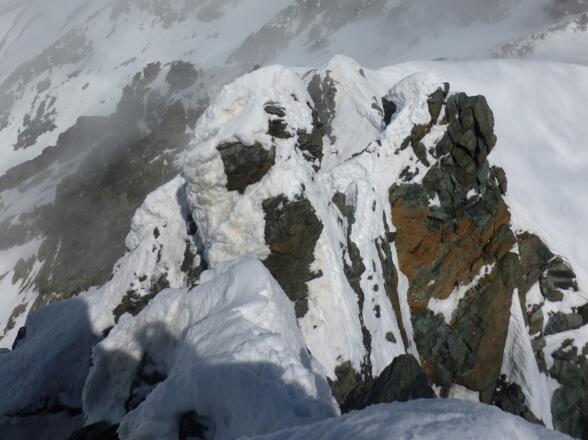 auf dem Nordwestgrat des Großglockners