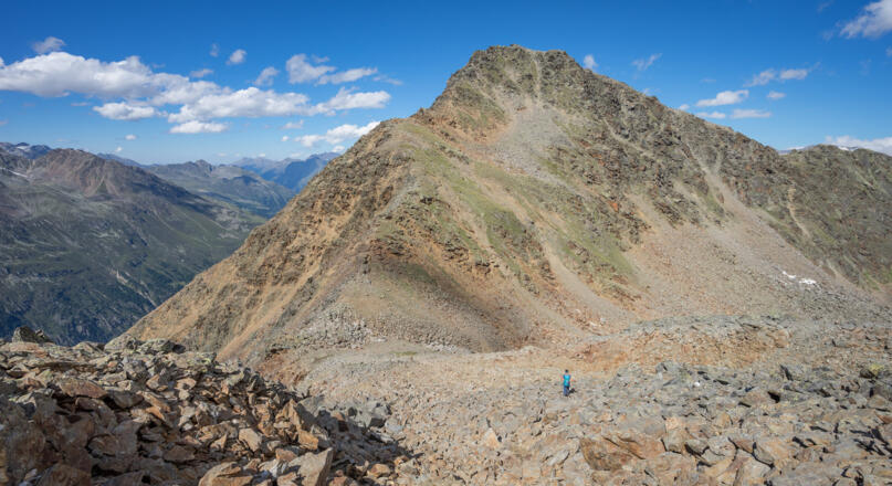 Auf dem Weg zur Gurgler Scharte 