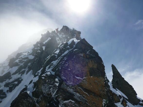 Auf dem Nordwestgrat des Großglockners
