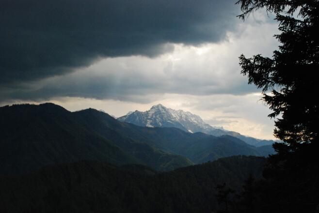 Gewitterstimmung im Taschengraben