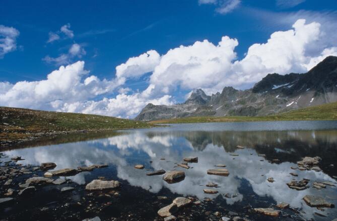 Oberhalb der Neuen Heilbronner Hütte