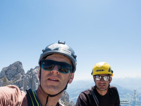 Gipfelselfi Stefan Stadler am Kreuztörlturm