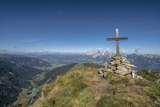 Blick vom Seerieszinken Richtung Dachstein