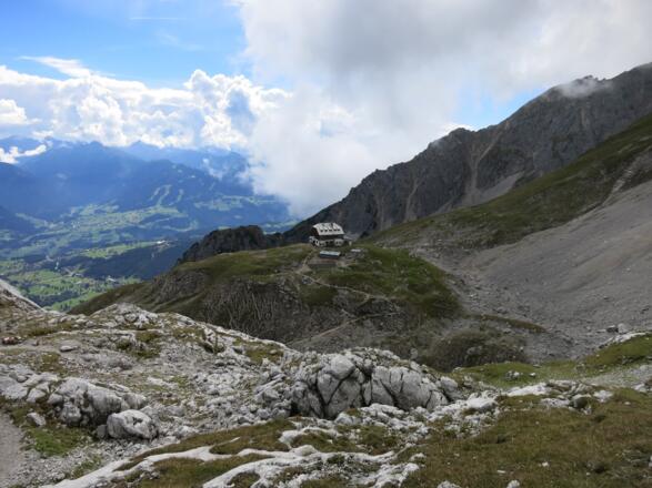 Das Guttenberghaus von der Feistererscharte