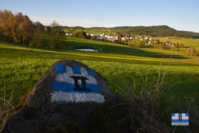 Blick oberhalb der Schlöglmühle auf Windhaag bei Freistadt