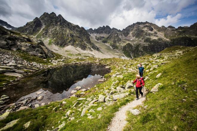 Auf der Tschiffernella Richtung Saarbrücker Hütte