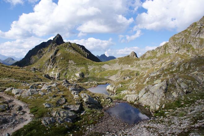 Im Klafferkessel mit Blick zur Klafferscharte