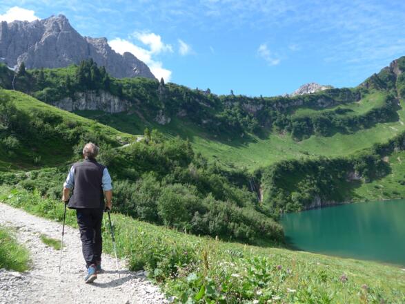 Am Traualpsee mit Blick auf das &quot;Wandl&quot;
